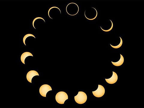 The eclipse will last more than three hours, from 1700 to around 2030 GMT, according to NASA.