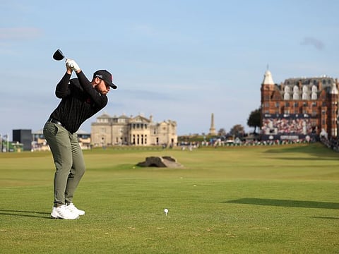 Hatton in Action at the Home of Golf
