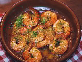 Gulf News Food Show's Gambas al Ajillo 
