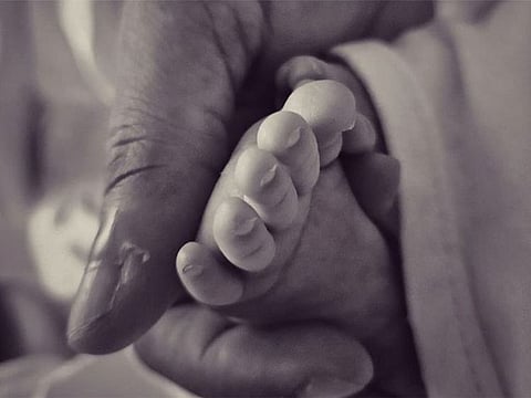 The actress revealed that the couple welcomed their baby on the occasion of Navami