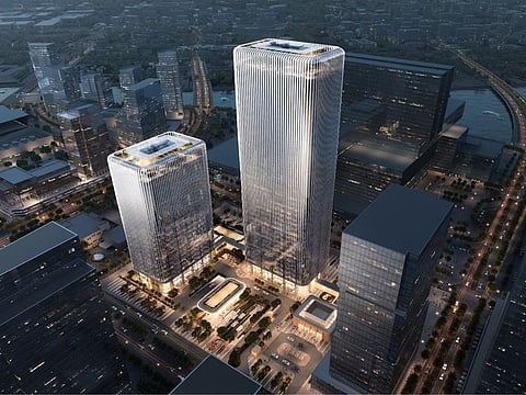 The two-tower development falls under the aegis of Abu Dhabi Global Market. This comes as Abu Dhabi records one of the highest demand for prime office space. 