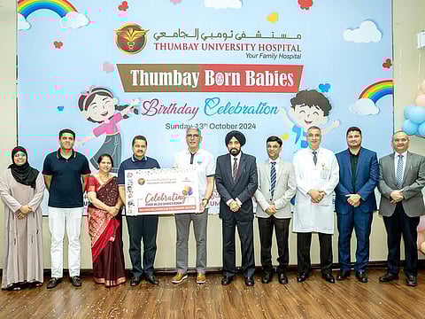 The event was graced by the presence of Chief Guest Dr. Thumbay Moideen, Founder President of Thumbay Group, along with Akbar Moideen Thumbay, Vice President of Thumbay Healthcare