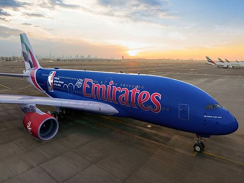 The new Emirates livery is ready to usher in the much-anticipated 2024-25 NBA season.