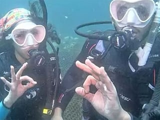 Underwater wedding: Saudi couple ties knot under the waves of the Red Sea