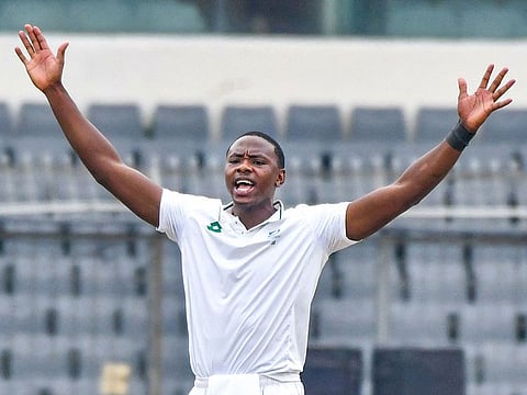 Pacer Kagiso Rabada finished with a match haul of nine wickets in South Africa's seven-wicket win over Bangladesh in the first Test in Dhaka.