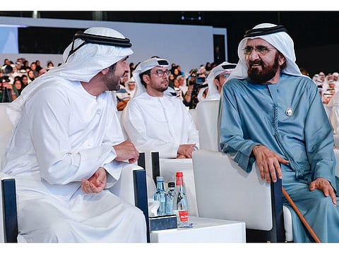 His Highness Sheikh Mohammed bin Rashid Al Maktoum, Vice President and Prime Minister of the UAE and Ruler of Dubai, and Sheikh Hamdan bin Mohammed bin Rashid Al Maktoum, Crown Prince of Dubai, Deputy Prime Minister and Minister of Defence of the UAE, and Chairman of The Executive Council of Dubai