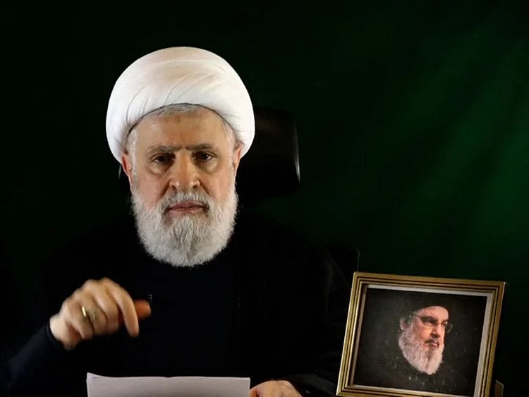 From 1991, Qassem served as deputy secretary-general of the group, initially under Nasrallah’s predecessor, Abbas Mousawi, who was killed by an Israeli helicopter attack in 1992.