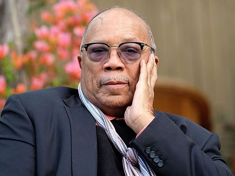 Music industry titan Quincy Jones 