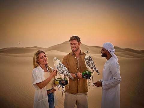  Hollywood stars and power couple Elsa Pataky and Chris Hemsworth have joined forces with Experience Abu Dhabi to talk up the UAE capital as a must-visit tourist destination 