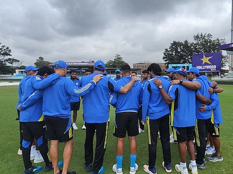 Indian team ahead of their preparations for the four-match Twenty20 internationals against South Africa, which begins in Durban on Friday. 