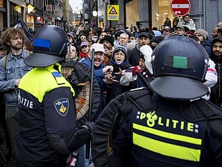 Dozens arrested after defying Amsterdam Pro-Palestinian protest ban