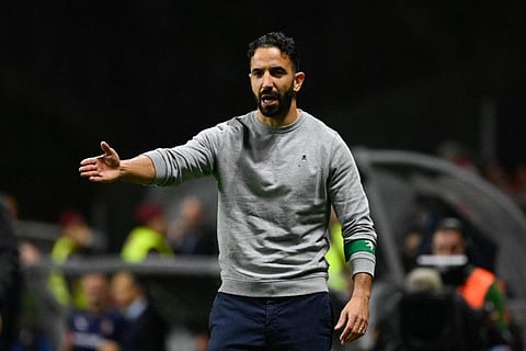 Portuguese coach Ruben Amorim, who replaced the sacked Erik ten Hag, guided Sporting Lisbon to two titles in four seasons and left them with 11 wins in 11 league matches this season.