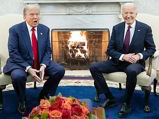 Donald Trump, Joe Biden shake hands in White House, vow smooth transfer