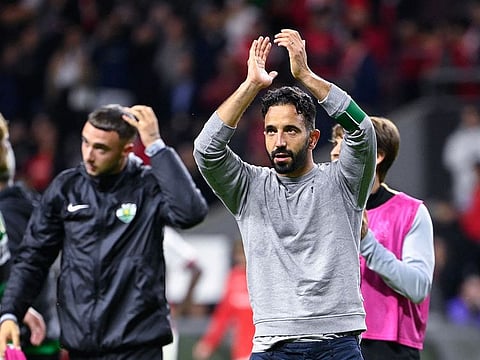 Ruben Amorim, who arrived at the Manchester United’s Carrington training complex on Monday, has a big task of bringing the beleaguered Premier League club back in the hunt for title.