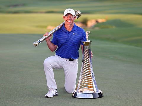 McIlroy celebrates his double triumph
