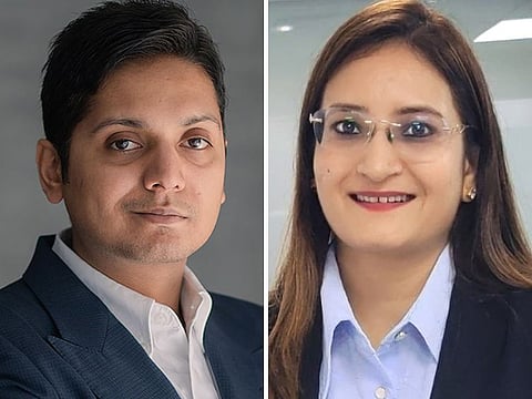 Rikkant Pittie (left), Co-Founder, EaseMyTrip and Dr Neha Jain, Co-Founder of BNZ Green.