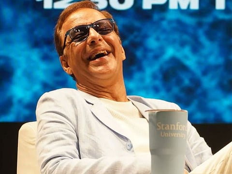  A glimpse of Vidhu Vinod Chopra sharing his insights during the compelling session on Living Movies: Filmmaking and the Creative Life at the 55th International Film Festival of India.