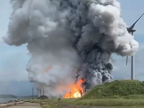 "There was an abnormality during today's combustion test. We are trying to assess what happened," the Japan Aerospace Exploration Agency (JAXA) said in a statement.