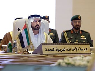 Watch: Sheikh Hamdan leads UAE delegation to meeting of GGC Joint Defence Council in Doha