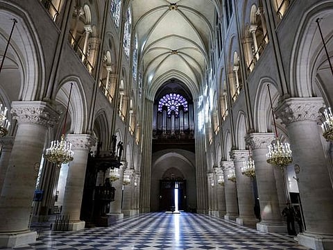 Look: First glimpse of post-fire Notre-Dame cathedral in Paris