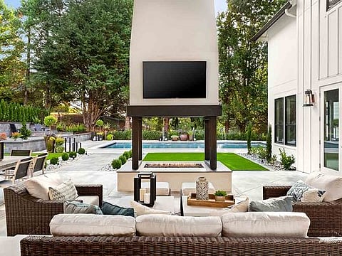 Outdoor televisions add more entertainment options to any exterior living space.