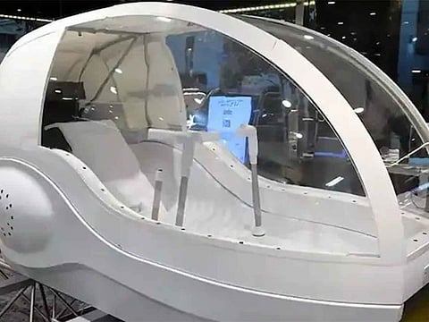 Human washing machine, currently being developed by Osaka-based Science Co. for the 2025 Osaka Kansai Expo.