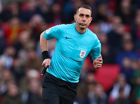 The video appeared to refer to a match that David Coote officiated between Liverpool and Burnley in July 2020, which finished 1-1.