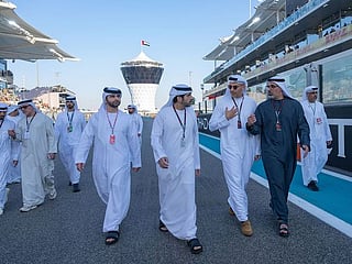 Video: Sheikh Khaled, Sheikh Hamdan witness Formula 1 season finale in Abu Dhabi