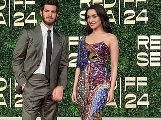 Andrew Garfield and Shraddha Kapoor at Red Sea International Film Festival in 2024