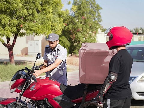 As many as 11,000 inspections of delivery riders and riders were conducted by RTA