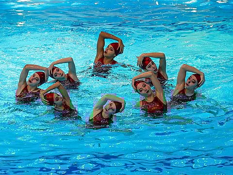 Photos: Global stars shine at Artistic Swimming World League in Dubai
