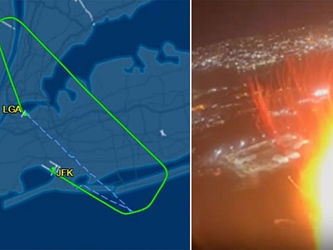  Crystal Groves Thomas, a passenger on the flight, captured video of the bird seemingly hitting the engine.