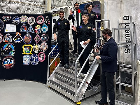 Emirati crew member Obaid AlSuwaidi, alongside Kristen Magas, Tiffany Snyder and Anderson Wilder, concluded their 45-day mission within the HERA habitat at NASA’s Johnson Space Centre in Houston, Texas, US, after egressing from the facility on Monday.