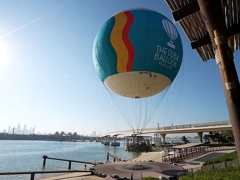 
Video: Board with Santa on The Dubai Balloon at the Atlantis
