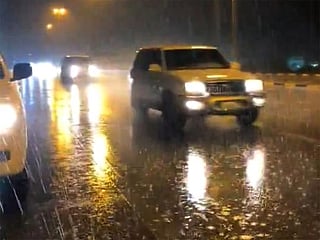 Watch: Heavy rains lash Ras Al Khaimah