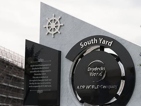 The South Yard expansion at the Drydocks World facility in Dubai spreads across 75,000 square metres. 