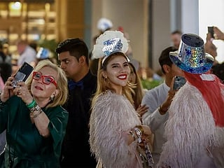 Photos: Residents, visitors in UAE gather for New Year's Eve fireworks