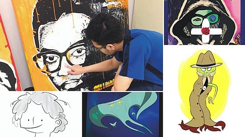 Art can serve as a path to self-awareness, helping teens, and adults as well, process their emotions and resolve inner conflicts 