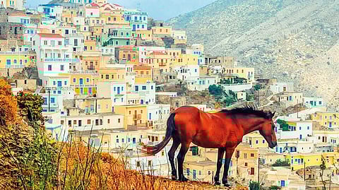 The Olympos valley in Karpathos, Greece, offers plenty of opportunities to go off the beaten path 