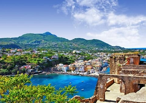 Aragonese Castle is Ischia’s most visited monument
and offers amazing views of the island. 