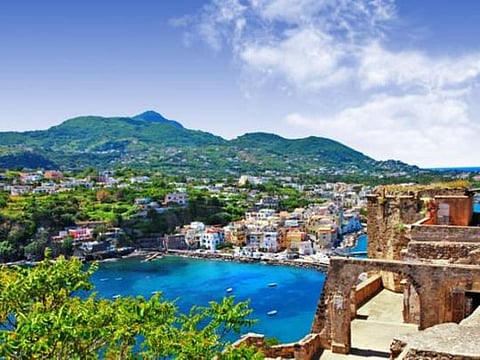 Aragonese Castle is Ischia’s most visited monument
and offers amazing views of the island. 