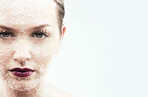 The secret behind good skin is exfoliation. 