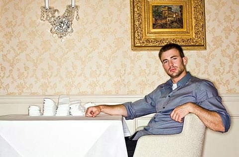 Soft-hearted superhero: Speaking about his charity work. 