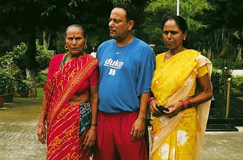Forty long years of separation melted away when Kisan was reunited with his mother and sister.  