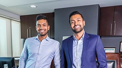 Ankit (left), director of trading, and Nitesh, director of manufacturing, are proponents of a healthy work environment, encouraging employees use their time wisely and to stick to working hours 