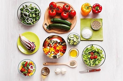 The vegan diet. 
