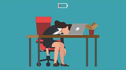 Experts say the shift to working from home is a major driver of the apparently soaring numbers of people from burnout 