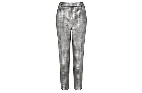 Trousers: Dh299, Marks and Spencer.
 