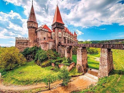 The Corvin Castle. Most of the villages in the region are very new to any kind of tourism 