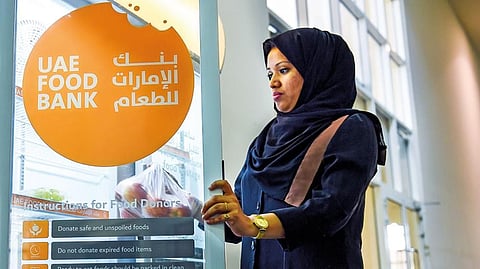 Launched in 2017, the UAE Food Bank works with government and charities to efficiently store, package and distribute excess fresh food discarded by hotels, restaurants and supermarkets 